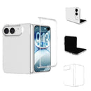 iPhone 18 Fold Clear Case Hard PC Slim Shockproof