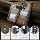 CASEME for Samsung Galaxy Z Fold8 Ultra Case with RFID Blocking 5 Card Slots  C22 Leather Back Cover