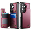CASEME for Samsung Galaxy Z Fold8 Ultra Case with RFID Blocking 5 Card Slots  C22 Leather Back Cover