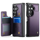 CASEME for Samsung Galaxy Z Fold8 Ultra Case with RFID Blocking 5 Card Slots  C22 Leather Back Cover