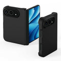 iPhone Fold Magnetic Case Liquid Silicone Shockproof Hinge Protection Phone Cover