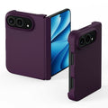 iPhone Fold Magnetic Case Liquid Silicone Shockproof Hinge Protection Phone Cover