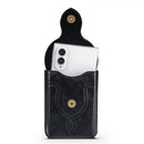 PU Leather Waist Bag for Samsung Galaxy Z Fold8 / iPhone Fold / Huawei Pura X Max Belt Clip Belt Holster Case