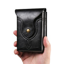 PU Leather Waist Bag for Samsung Galaxy Z Fold8 / iPhone Fold / Huawei Pura X Max Belt Clip Belt Holster Case