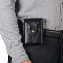 PU Leather Waist Bag for Samsung Galaxy Z Fold8 / iPhone Fold / Huawei Pura X Max Belt Clip Belt Holster Case