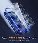 iPhone 16 Case, Full Body Rugged Case Touch Sensitive Anti - Scratch Screen Protector Pink