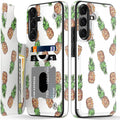 Galaxy S25 Card Slots Kickstand Protective Phone Case