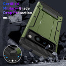 Pixel 8 Pro Screen Protector (6.7 - Inch) Dual Layer Heavy Duty Shockproof Protective Case - Army Green