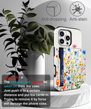 iPhone 16 Pro Case Cute Card Holder Slim Cases Paws Dog Craws