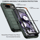 Google Pixel 9 Case Pro Case Protector Belt Clip Holster Body Cover with Kickstand Black