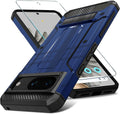 Pixel 8 Pro Screen Protector (6.7 - Inch) Dual Layer Heavy Duty Shockproof Protective Case - Army Green