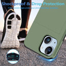 iPhone 15 Wallet Card Holder Screen Protector Heavy Duty Protective