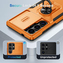 Samsung Galaxy S25 Ultra Camera Lens Cover+Screen Protector+Ring Holder Phone Cover