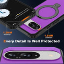 Google Pixel 9 Pro XL Case Build - in Ring Stand Shockproof Anti - Slip Protective Phone Case Black