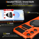 Galaxy S25 MagSafe compatible magnetic case on wireless charger