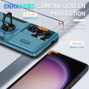 Samsung Galaxy S25 Ultra Camera Lens Cover+Screen Protector+Ring Holder Phone Cover
