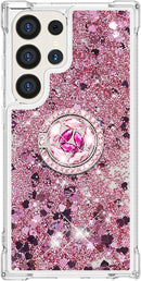 Samsung Galaxy S25 Plus Flowing Liquid Glitter Sparkly Bling Case