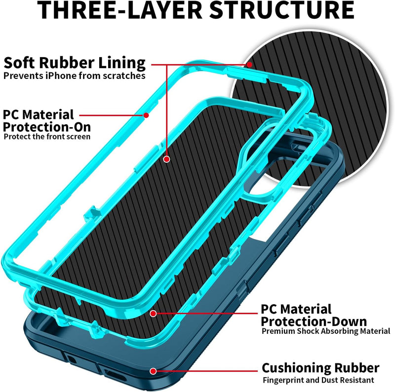 Samsung Galaxy S25/S24 Shockproof 3 - Layer Protection Cover Case - Gorilla Cases