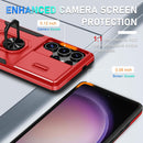 Samsung Galaxy S25 Ultra Camera Lens Cover+Screen Protector+Ring Holder Phone Cover