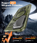 Samsung Galaxy S25 Ultra Military - Grade Shockproof Magnetic Case