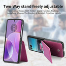 Motorola Razr+ 2023 Case Wallet with Card Holder Luxury PU Leather Protective Phone Case