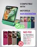 Moto Razr 2026 Kickstand Case – 360 Full Body – 360 degree kickstand deployed