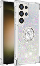 Samsung Galaxy S25 Plus Flowing Liquid Glitter Sparkly Bling Case