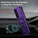 Galaxy S24 FE rugged case 360 degree rotating ring kickstand stand mode