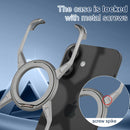 Frameless Magnetic Kickstand Metal Case for iPhone 16 Pro Max