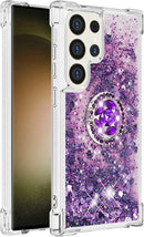 Samsung Galaxy S25 Plus Flowing Liquid Glitter Sparkly Bling Case
