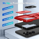 Samsung Galaxy S25 Ultra Camera Lens Cover+Screen Protector+Ring Holder Phone Cover