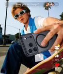 iPhone 17 Pro shockproof matte case side view tactile buttons