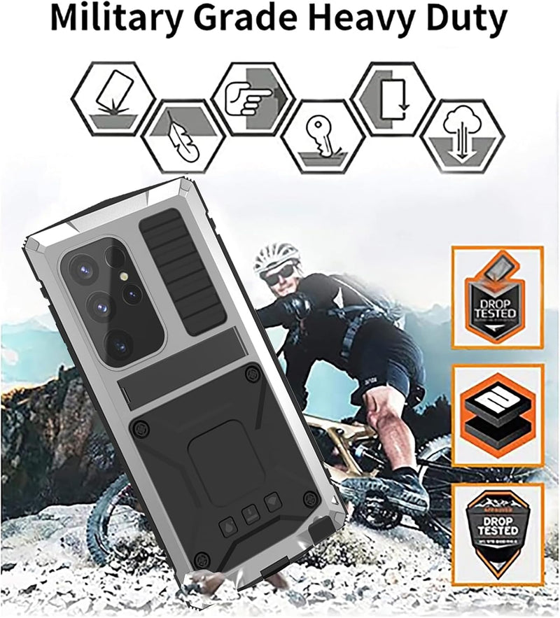 Samsung S24 Plus Aluminum Military Grade Armor Rugged Case - Gorilla Cases