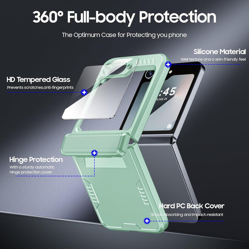 Samsung Galaxy Z Flip 6 Card Holder & Hinge Protection & Screen Protector - Gorilla Cases