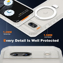 Google Pixel 9 Pro XL Case Build - in Ring Stand Shockproof Anti - Slip Protective Phone Case Black