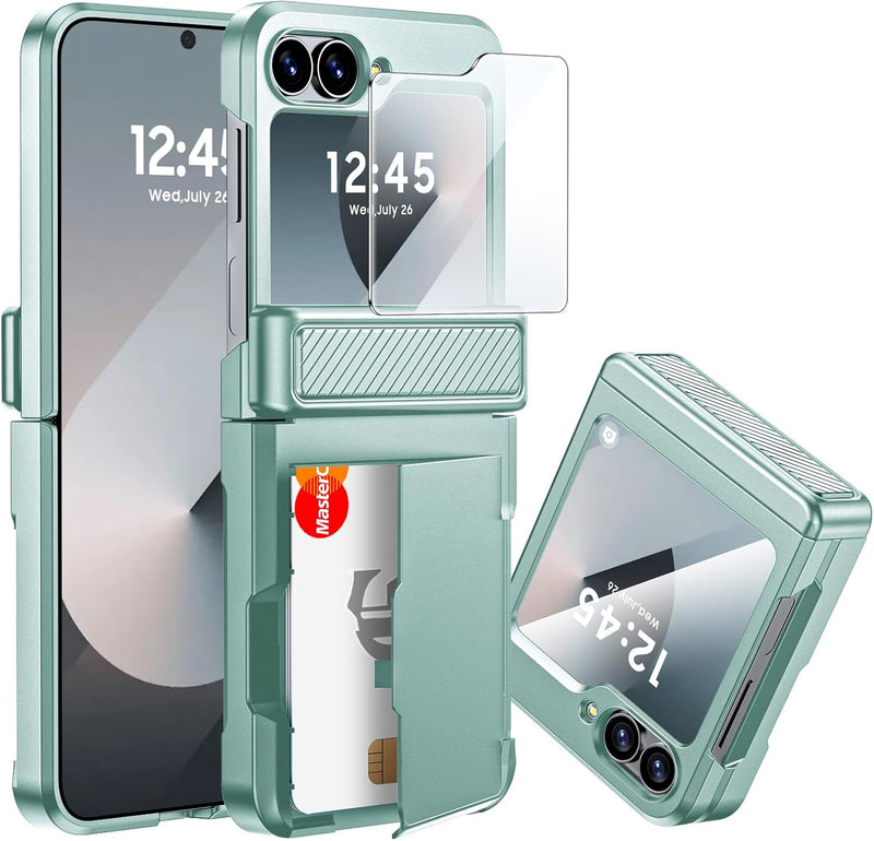 Samsung Galaxy Z Flip 6 Card Holder & Hinge Protection & Screen Protector - Gorilla Cases