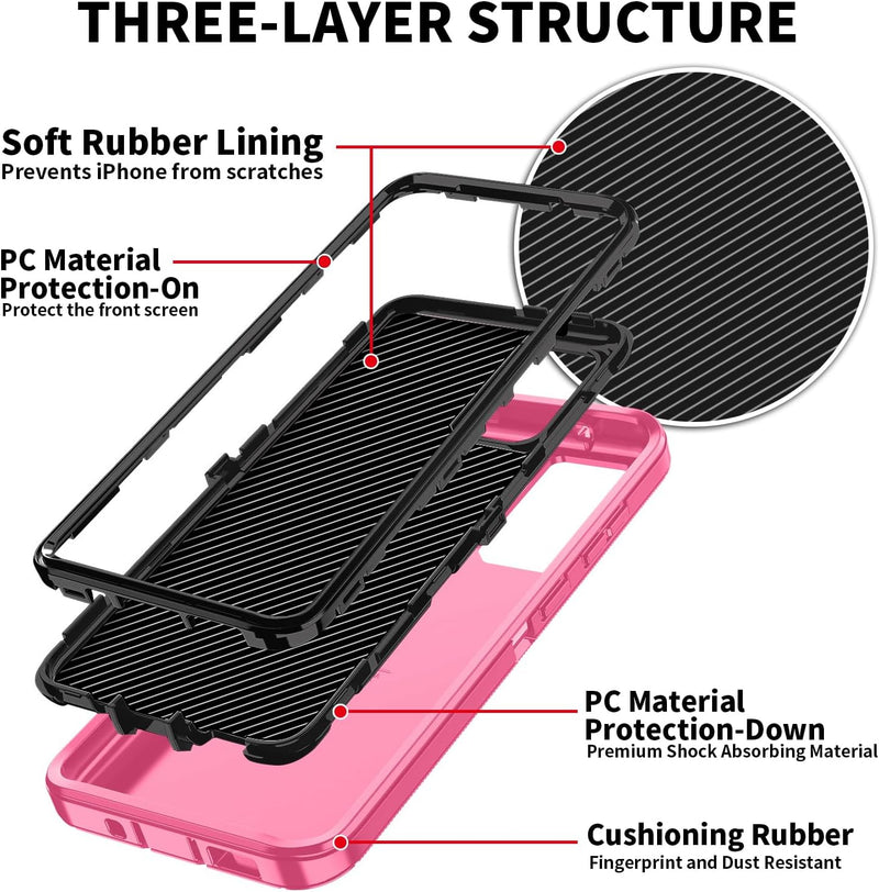 Samsung Galaxy S25 Plus/S24 Plus Shockproof 3 - Layer Protection Cover - Gorilla Cases