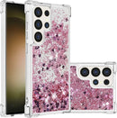 Samsung Galaxy S25 Glitter Sparkle Cute Liquid Phone Case