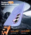 Samsung Galaxy S25/S24 Plus Screen Protector Translucent Magnetic Case