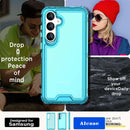 Samsung Galaxy S24/S25 Plus 3 - Layer Crystal Transparent Protective Case