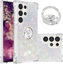 Samsung Galaxy S25 Plus Flowing Liquid Glitter Sparkly Bling Case