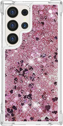 Samsung Galaxy S25 Glitter Sparkle Cute Liquid Phone Case