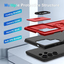 Samsung Galaxy S25 Ultra Camera Lens Cover+Screen Protector+Ring Holder Phone Cover