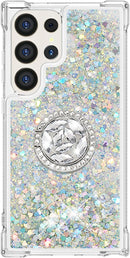 Samsung Galaxy S25 Plus Flowing Liquid Glitter Sparkly Bling Case