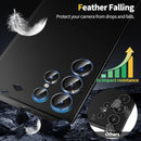 Samsung Galaxy Z Flip 6 3Pcs Inner Soft EPU Film+2Pcs Front Display Tempered Glass+1 Set Camera lens Protector