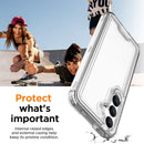 Samsung Galaxy S24/S25 Plus 3 - Layer Crystal Transparent Protective Case