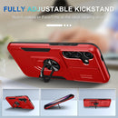 Samsung Galaxy S25 Ultra Camera Lens Cover+Screen Protector+Ring Holder Phone Cover