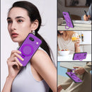 Google Pixel 9 Pro XL Case Build - in Ring Stand Shockproof Anti - Slip Protective Phone Case Black