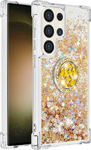 Samsung Galaxy S25 Plus Flowing Liquid Glitter Sparkly Bling Case