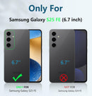 Full body rugged Galaxy S25 FE case front and back coverage